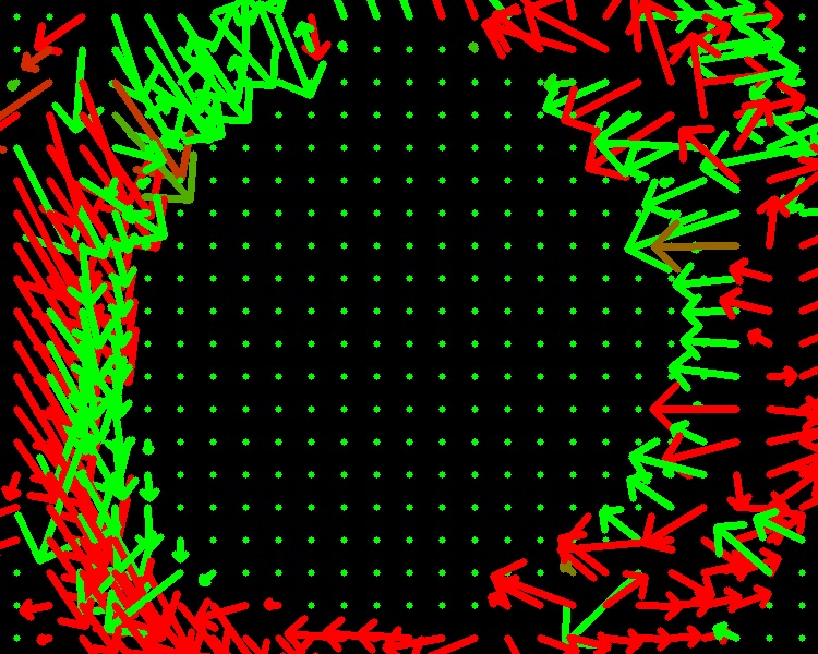 带有力场可视化的触觉输出