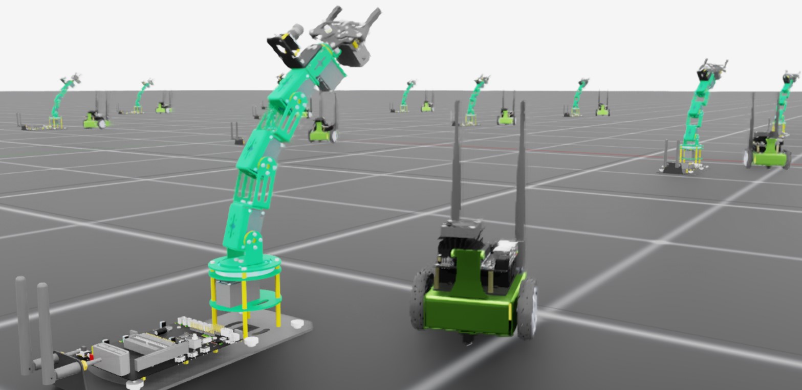 The new robots say hi!