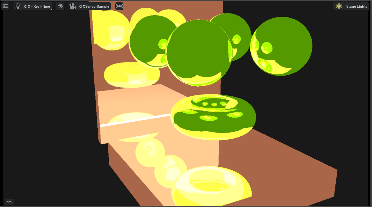 Non-visual materials rendered by current RTX sensor.