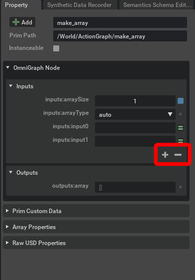 Make Array OG Node