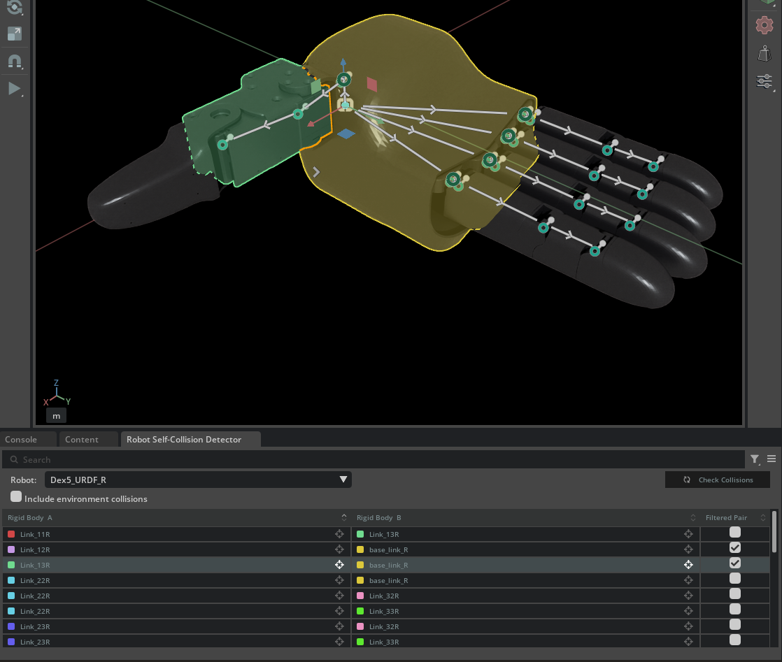 Filtered pairs checked for Dex5-URDF-R